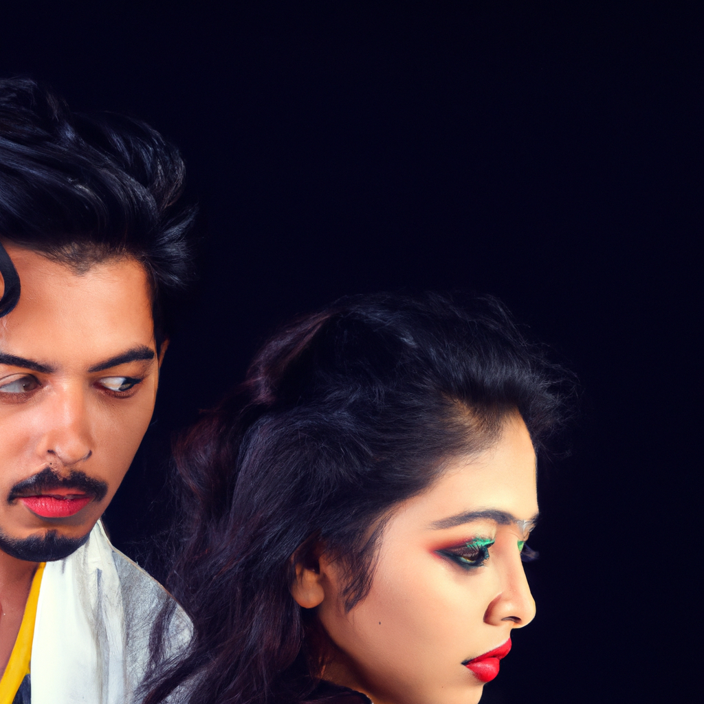 Photo couple au bord de l’océan